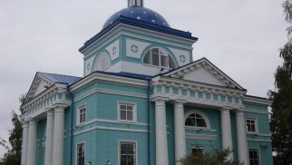 Владимирская церковь с интерьером, первая половина XIX в.