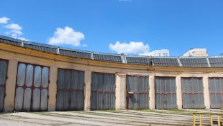 Здание локомотивного депо, где была создана организация РСДРП и стачечный комитет, руководивший в октябре-декабре 1905 года забастовками